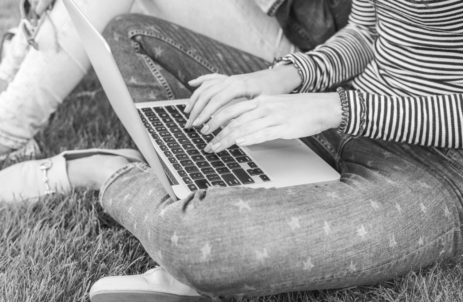 Financial planning workspace with budget documents and analysis charts